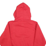 CHAMPION Mens Red Zip Up Hoodie M Fast Fun & Friendly Dog Graphic