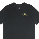 AIR JORDAN Mens Black Graphic T-Shirt M Short Sleeve Crew Neck Jumpman Logo