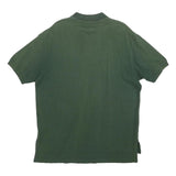 POLO RALPH LAUREN Mens Green Short Sleeve Plain Polo Shirt L Cotton Classic