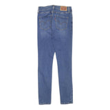 LEVI'S Womens Slim Blue Skinny Denim Medium W25 L27 Zip Casual Stretch Jeans