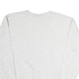 PRARIE MOUNTAIN Mens Grey Crater Lake Crew Neck M Sweatshirt Cotton Pullover