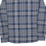VANS Mens Blue Check Shirt M Cotton Blend Long Sleeve Casual Button