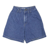 OAKBROOK Womens Blue Denim Casual Shorts M W26 Cotton Blend Relaxed Fit
