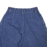 OAKBROOK Womens Blue Denim Casual Shorts M W26 Cotton Blend Relaxed Fit