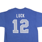 NFL Mens Blue Colts 12 Graphic T-Shirt XL Short Sleeve Crew Neck