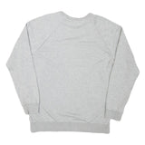 ADIDAS Mens Grey Cotton Blend Crew Neck L Sportswear Casual Pullover Sweatshirt