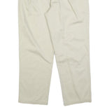 CABIN CREEK Mens Cotton Blend Beige Regular Fit Straight Leg Trousers W32 L30