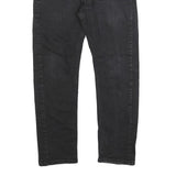 LEVI'S 502 Mens Jeans Black Slim Slim Denim Medium W32 L27 Stylish Zip Closure