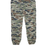 DENMIM COLLECTION Womens Cotton Blend Camouflage Relaxed Cargo Trousers W25 L27