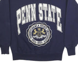 NUTMEG Mens Navy Blue Penn State Crew Neck L Sweatshirt University Logo