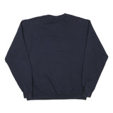 CHAMPION Mens Navy University Of Nevada Crew Neck L Cotton Blend Sweatshirt