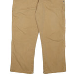 DICKIES Mens Cotton Blend Beige Regular Straight Trousers W38 L25 Workwear