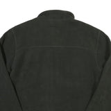 TIMBERLAND Mens Black Button Jacket L Cotton Blend Plain Classic Outerwear