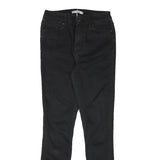 TOMMY HILFIGER Womens Jeans Black Slim Skinny Denim Medium W25 L27 Stylish Zip