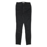 TOMMY HILFIGER Womens Jeans Black Slim Skinny Denim Medium W25 L27 Stylish Zip