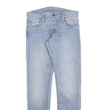 CARHARTT Mens Jeans Blue Slim Skinny Denim Light W32 L32 Cotton Blend Zip