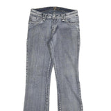 7 FOR ALL MANKIND Womens Jeans Blue Slim Straight Denim Light W27 L32 Cotton