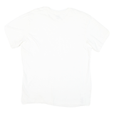 CALVIN KLEIN Mens White L T-Shirt Short Sleeve Crew Neck Minimal Logo