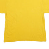 GILDAN Mens Yellow Salem Tennis Graphic T-Shirt XL Short Sleeve Crew Neck