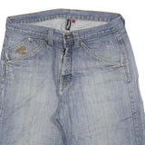 EL NINO Mens Shorts Blue Casual Denim XL W34 Light Wash Cotton Blend