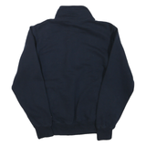 CHAMPION Mens Navy Blue UC Riverside Half Zip XS Sweatshirt Cotton Blend Comfort