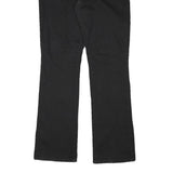 GUESS Womens Black Regular Fit Straight Denim Jeans W31 L33 Zip Cotton Blend
