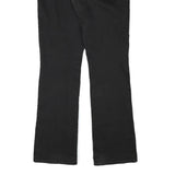 GUESS Womens Black Regular Fit Straight Denim Jeans W31 L33 Zip Cotton Blend