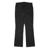 GUESS Womens Black Regular Fit Straight Denim Jeans W31 L33 Zip Cotton Blend