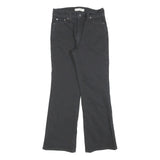 LEVI'S 512 Bootcut Womens Jeans Black Slim Cotton Blend W26 L26 Stylish Zip