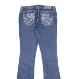 AMETHYST JEANS Womens Blue Regular Flared Denim Medium W30 L33 Stylish