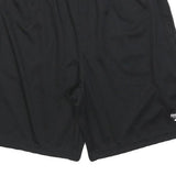 REEBOK Mens Black Sports Shorts M W30 Lightweight Polyester Activewear