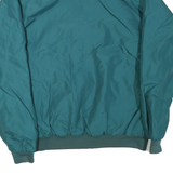 SIERRA SPORT Mens Green Purple Zip Jacket L Polyester Blend Plain Lightweight