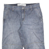 TOM TAILOR Mens Denim Blue Casual Shorts M W32 Cotton Blend Relaxed Fit