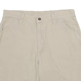 WRANGLER Mens Shorts Beige Casual L W34 Cotton Comfort Fit Summer