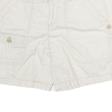 POLO RALPH LAUREN Womens Shorts White Casual Cotton M W32 Button Pockets