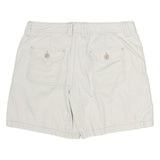 POLO RALPH LAUREN Womens Shorts White Casual Cotton M W32 Button Pockets