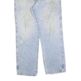 DICKIES Mens Jeans Blue Relaxed Straight Denim Light W40 L32 Workwear