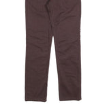LEVI'S Mens Slim Brown Cotton Blend Slim Trousers W28 L30 Stretch Fit Zip