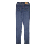 LEVI'S Womens Jeans Blue Slim Skinny Denim Medium W26 L32 Cotton Blend Zip