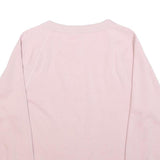 GAP Womens Pink Sweatshirt S Crew Neck Cotton Blend Logo Print