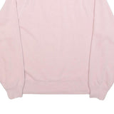GAP Womens Pink Sweatshirt S Crew Neck Cotton Blend Logo Print