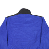 WOOLRICH Mens Blue Black Plain Fleece Pullover Jumper XL Casual Outdoor Warm