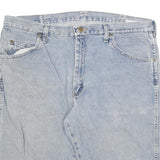 WRANGLER Mens Shorts Blue Denim Casual 2XL W36 Cotton Blend Classic Fit