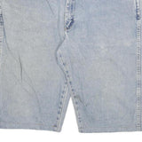WRANGLER Mens Shorts Blue Denim Casual 2XL W36 Cotton Blend Classic Fit