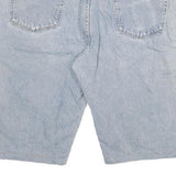 WRANGLER Mens Shorts Blue Denim Casual 2XL W36 Cotton Blend Classic Fit