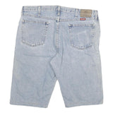 WRANGLER Mens Shorts Blue Denim Casual 2XL W36 Cotton Blend Classic Fit