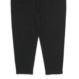 DKNY Womens Joggers Black XL W34 L23 Relaxed Tapered Polyester Blend Drawstring