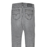 LEVI'S Mens Jeans Grey Slim Skinny Denim Light W29 L27 Zip Closure