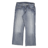 GUESS Mens Blue Regular Fit Straight Leg Denim Medium Wash W32 L27 Jeans Classic