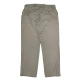 DOCKERS Mens Cotton Beige Regular Fit Straight Leg Trousers W34 L29 Casual